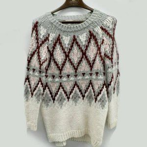 Merona Nordic Pullover Sweater Size S